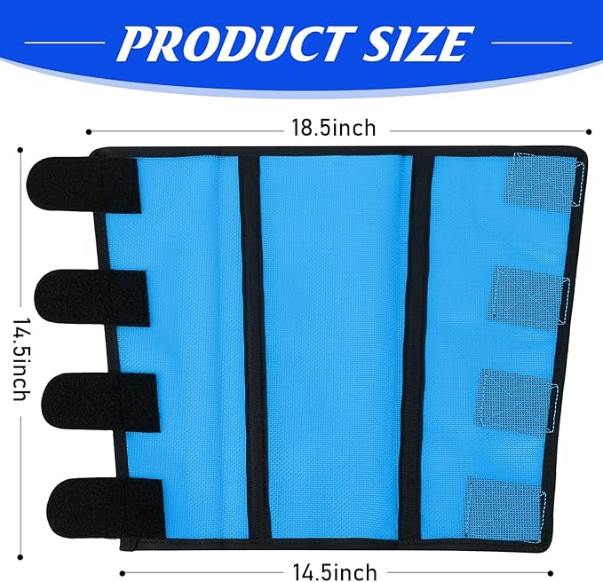 8 Pcs Mesh Fly Boots for Horse Breathable Mesh Horse Boots Protective Horse Leg Wraps Horse Leggings for Preventing Flies and Mosquitoes Bites (Light Pink, Dark Pink)-PawvioPets