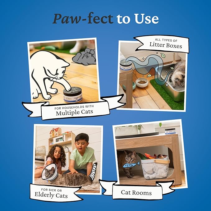 Fresh Wave Odor Removing Litter Box Gel, 7 oz. | Safer Pet Odor Eliminator for Home and Litter Box Area-PawvioPets