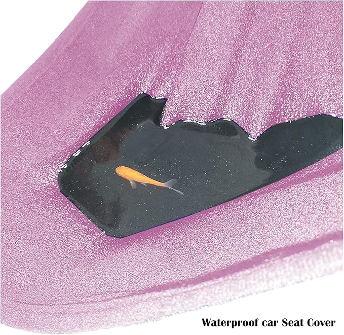 Car Seat Cover Protector Front Seats,for Gym Workout,Running,Swimming,Beach and Hiking,Waterproof Sweat Towel Bucket Seat Covers for Cars SUV Trucks (Pink, 1Pcs)-PawvioPets