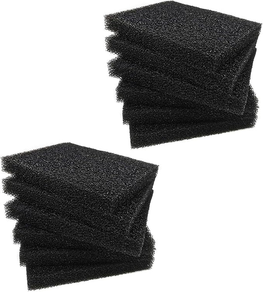 Aquarium Bio Fitler Media Sponge, 6.28 x 5.5 x 0.78 inch 12 Pcs Foam Filter Pad Inserts for ML350-PawvioPets