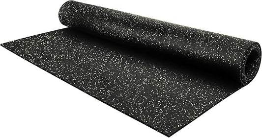 Flooring Inc's 1/4" Thick Tough Rubber Flooring Roll | Flexible Recycled Rubber Floor Mats for Home Gym | Heavy Duty Rubber Mat for Home Gyms, Sheds, Horse Stall Mat or Trailer-PawvioPets
