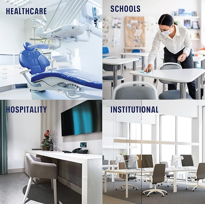 Bioesque Botanical Disinfectant Solution, Heavy Duty Broad-Spectrum Disinfectant, Kills 99.9% of Bacteria, Viruses*, Fungi, & Molds, 1 Gallon (Pack of 4)-PawvioPets