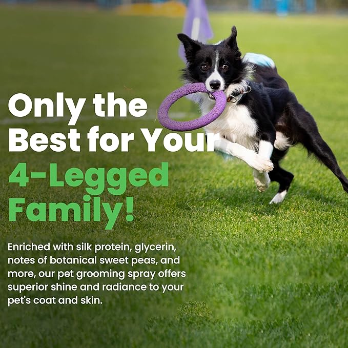 Best Shot UltraMAX Pro Finishing Spray, Ideal Detangler Spray for Pets, Hydrating and Soothing Pet Grooming Spray, for Dogs and Cats, 17 Oz.-PawvioPets