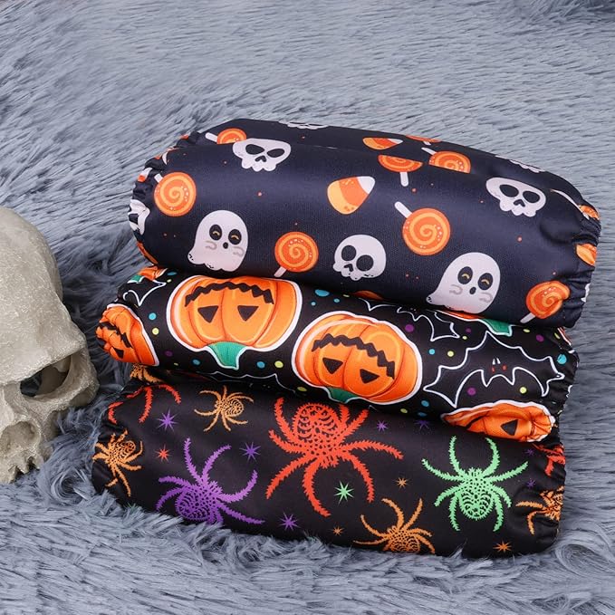 CuteBone Male Dog Diapers Small 3 Pack Halloween Puppy Diapers DM31S-PawvioPets