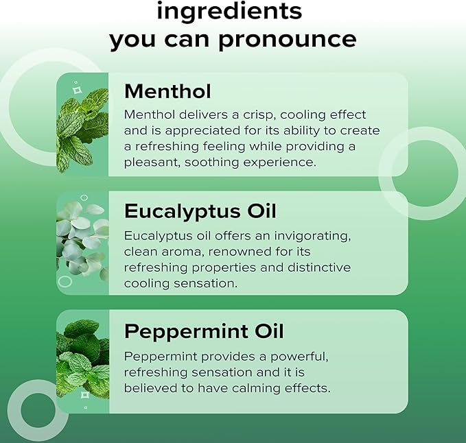 BoomBoom Nasal Stick | Vapor Flow Technology | Cool Refreshing Sensation | Natural Mood Boost | Simple Ingredients | Essential Oils + Menthol Inhaler (Spearmint)-PawvioPets