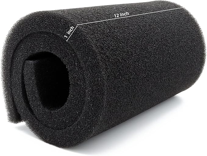 ALEGI Aquarium Filter Media Foam Material Cut to Fit, 36" x 12" x 1", 40 PPI Bio Pre Filter Sponge Pad Sheet for Fish Tank-PawvioPets