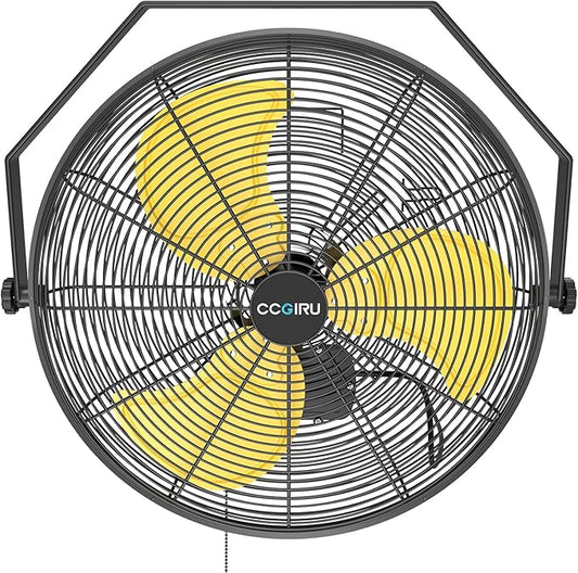 5400 CFM 20" Outdoor Wall Mount Fans, High Velocity 3-Speed Waterproof Professional Outdoor Fan, Heavy Duty Industrial Wall Fan for Patio, Commercial, Gazebo, and Garage, UL Listed-PawvioPets