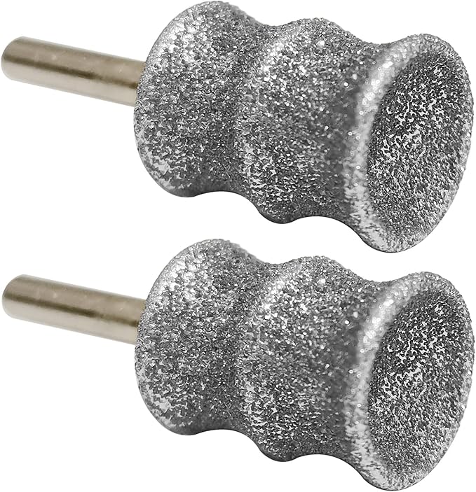 Dog Nail Grinder and Trimmer Bits for Dremel - Dog Nail Grinder Attachment - Painless Pet Nail File & Clipper for Large, Medium and Small Dogs & Cats 2Pack-PawvioPets