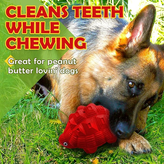 Dog Toys for Aggressive Chewers, Heavy Duty Tough Dog Toy for Large Dogs, Indestructible Squeaky Dog Toys-PawvioPets