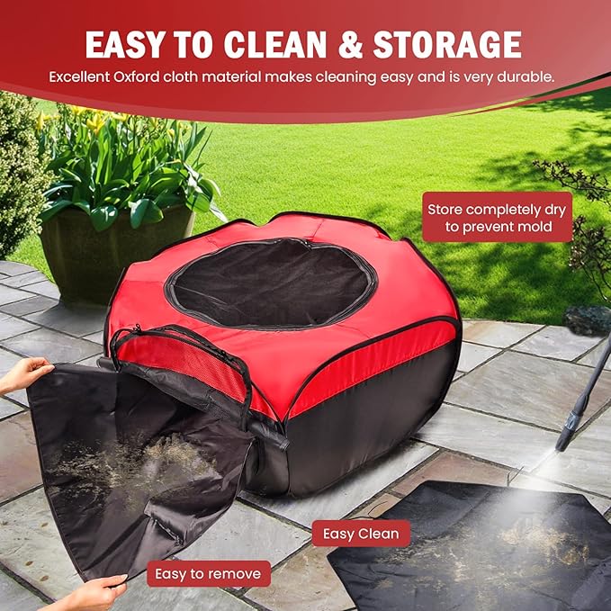 Brooder Box for Chick Starter Kit - Brooder Pen/Baby Chicken Supplies Brooder Box with Ideal Size Brooding Up to 15 Baby Chick, Duck and Quail-PawvioPets