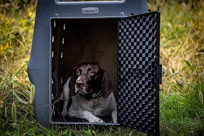 Dakota 283 Crate - Canine Rough and Tough Economy Kennel (Coyote Granite, Intermediate)-PawvioPets