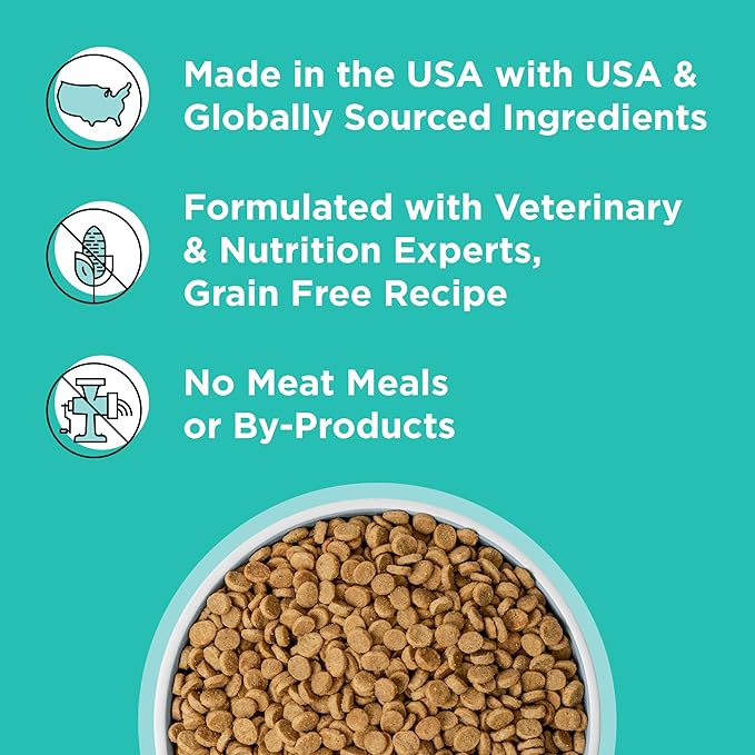 BIXBI Rawbble Dry Dog Food, Duck, 4 lbs - USA Made with Fresh Meat - No Meat Meal & No Corn, Soy or Wheat - Freeze Dried Raw Coated Dog Food - Minimally Processed for Superior Digestibility-PawvioPets