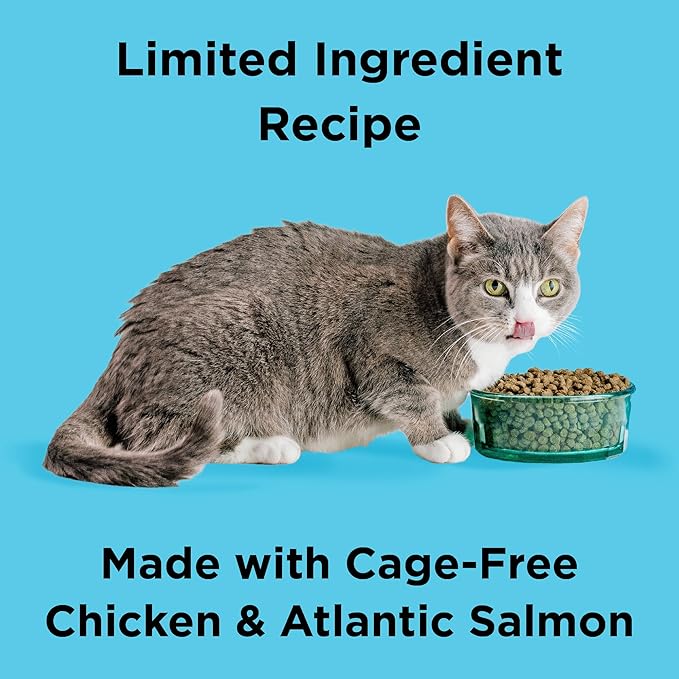 BIXBI Liberty Dry Food Indoor Cat Health Chicken & Salmon Recipe, 3lb-PawvioPets