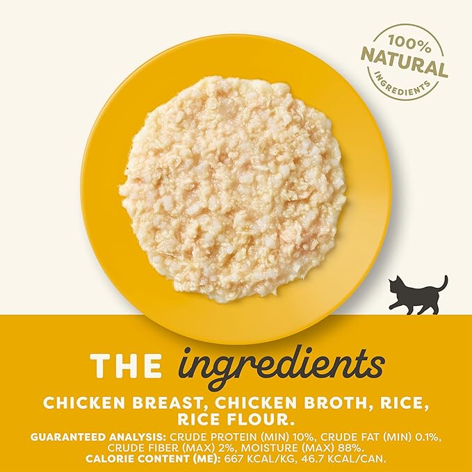 Applaws Natural Wet Kitten Food in Broth, Limited Ingredient Canned Wet Kitten Food, No Additives, Made with Natural Ingredients, Chicken Breast in Broth (6 x 2.47oz Cans)-PawvioPets
