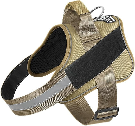 Bolux Dog Harness, No-Pull Reflective Dog Vest, Breathable Adjustable Pet Harness with Handle for Outdoor Walking - No More Pulling, Tugging or Choking-PawvioPets