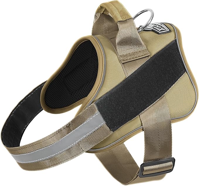 Bolux Dog Harness, No-Pull Reflective Dog Vest, Breathable Adjustable Pet Harness with Handle for Outdoor Walking - No More Pulling, Tugging or Choking-PawvioPets