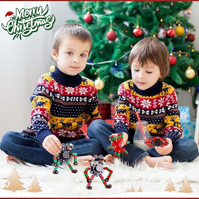 Fidget Spinners for Kids and Adults Christmas Fidget Toys Gifts, Stress Relief Sensory Toys for Boys and Girls Fingertip Gyros for ADHD Autism for Kids Birthday Gifts-PawvioPets