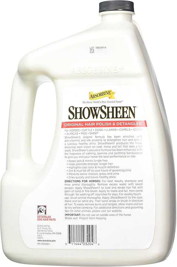 Absorbine ShowSheen Hair Polish One Gallon-PawvioPets