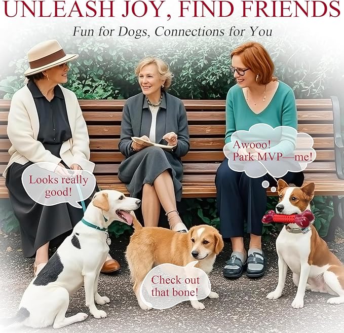 Apasiri Tough Dog Toys for Aggressive Chewers Large Breed, 2-Pack Dogs Chew Toys for Large Medium Dogs, Nylon and Rubber Dog-Bones for Teething Chew, Beef Flavor, for Doggo 20-75 lbs-PawvioPets