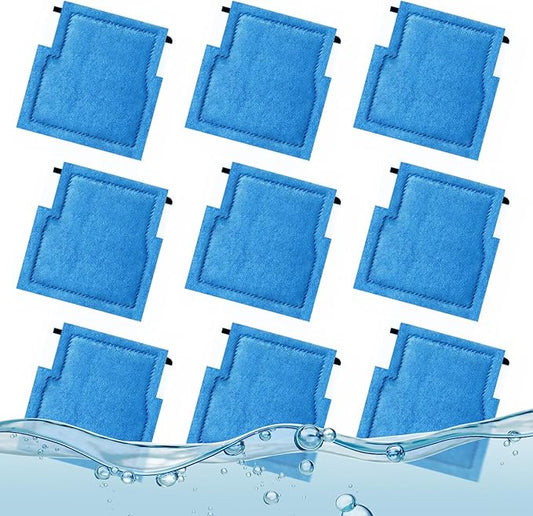 9 Pack Assembled Aquarium Filter Cartridge for Marineland Rite-Size A, Fish Tank Filters Cartridges Fit for Aqua-Tech EZ-Change #1, 5-15 Power Filter and for Marineland Penguin Power Filters 75 & 100-PawvioPets
