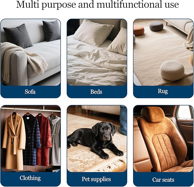 Electrostatic Pet Hair Remover Glove, Reusable Pet Hair Removal Glove for Dog & Cat Grooming, Double Sided Static Pet Hair Fur Remover Tool Mitt Gloves (2PCS) (1 Gloves+1 flea Comb)-PawvioPets