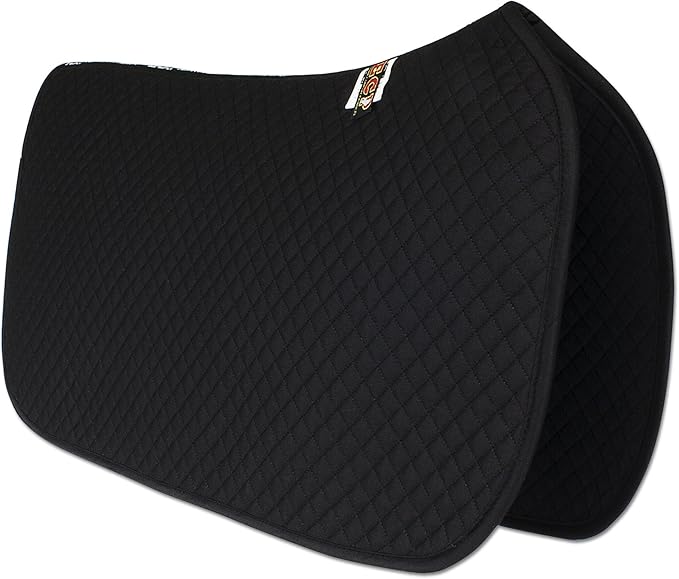 ECP Equine Comfort Products All Purpose Diamond Quilted Western Saddle Pad for Injury Prevention, Breathable, Hypoallergenic, Shock-Absorbing Cushion for Horse Comfort-PawvioPets