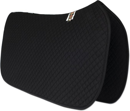 ECP Equine Comfort Products All Purpose Diamond Quilted Western Saddle Pad for Injury Prevention, Breathable, Hypoallergenic, Shock-Absorbing Cushion for Horse Comfort-PawvioPets