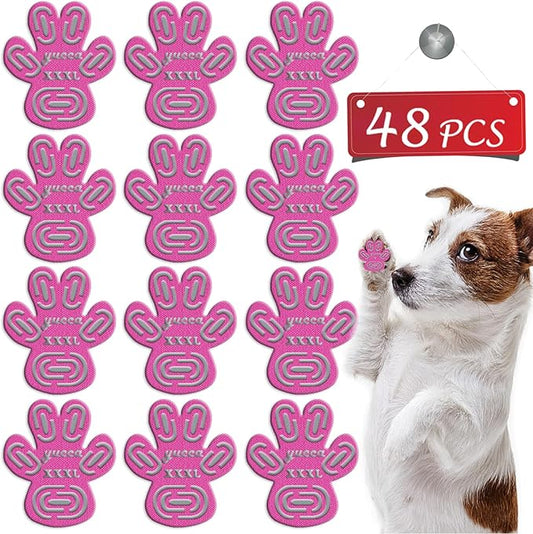 Dog Anti Slip Paw Grips Traction Pads, Dog Paw Protector with Stronger Adhesive, Toe Grips for Dogs from Slipping on Hardwood Floors, Dog Shoes Booties Socks Replacement for Older Dogs-PawvioPets