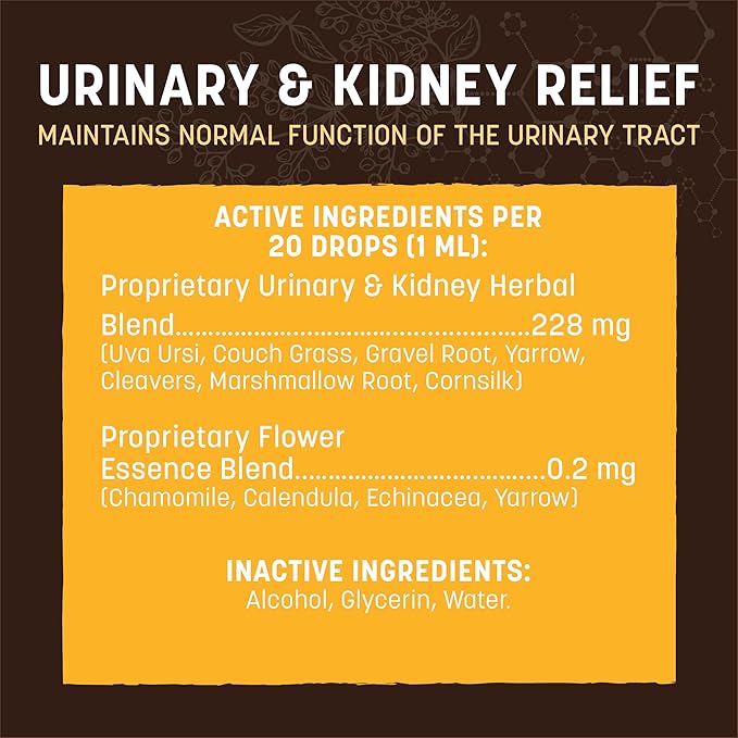 Earth Animal Herbal Remedies | Urinary and Kidney Relief | 2 fl oz-PawvioPets