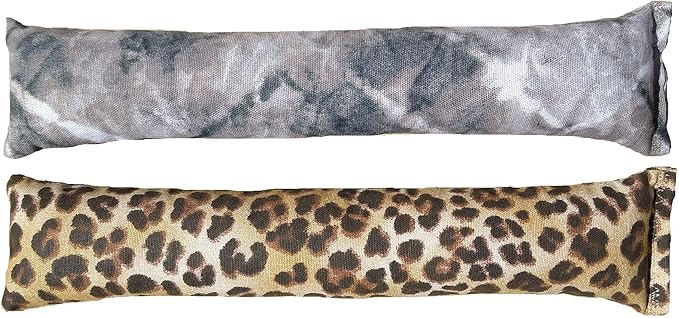 15" Catnip Cat Kicker Toys/Kitty Kick Sticks/Cat-Nip Kick Sticks (Leopard Print and Camo) (Kickers Filled with 1 oz Premium Canadian Catnip)-PawvioPets