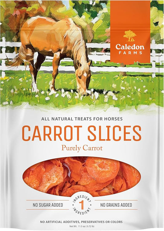 Caledon Farms Carrot Slices Horse Treats, 11.5 oz-PawvioPets