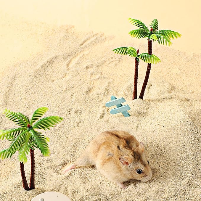 DR.DUDU Hamster Bath Sand, 2.8lb Dust Free Desert Sand or Potty Litter Sand for Hamster Chinchillas Gerbil Syrian Mice Small Animals (Beige)-PawvioPets