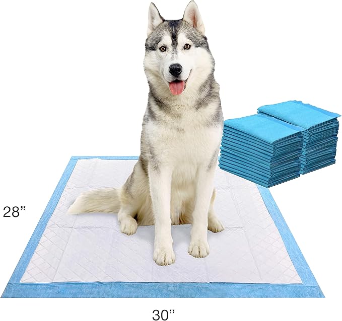 Four Paws Wee-Wee Odor Control with Febreze Freshness Pee Pads for Dogs & Puppies, Leak-Proof Dog Housebreaking Potty Training Floor Protection, Spring Fresh Scent, 28" x 30", 30 Count-PawvioPets