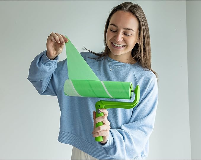 Evercare Easy-Store Mega 50 Layer Handheld Pet Lint Roller-PawvioPets