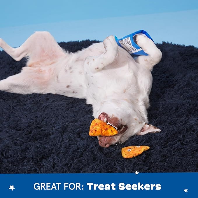 BARK Drool Ranch Chips Holiday Plush Dog Toy | Squeaky Fun for Medium Dogs-PawvioPets