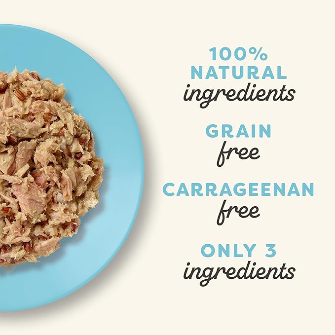 Applaws Natural Wet Cat Food in Broth, Limited Ingredient Wet Cat Food Pouches, No Additives, Made with Natural Ingredients, Tuna Fillet with Seabream in Broth (12 x 5.3oz Pouches)-PawvioPets