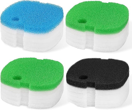 AQUANEAT Replacement Canister Filter Pads Compatible with SUNSUN HW-302 Aquarium Filter Media Sponge Floss-PawvioPets