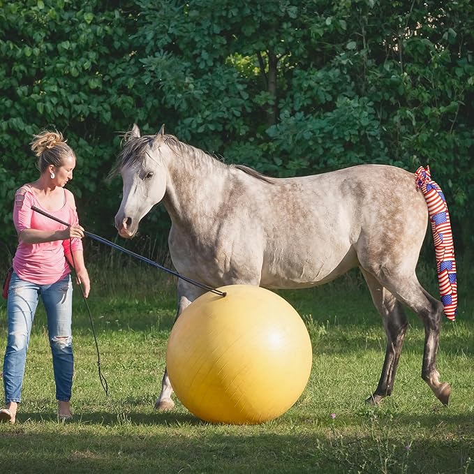 6 Pcs Horse Tail Bag Breathable Guard 22" Slip on Horse Care Tail Wrap 2 Strand Closure Straps Grooming Supplies to Keep from Dirt Breakage Rubbing 6 Designs(Modern Style)-PawvioPets