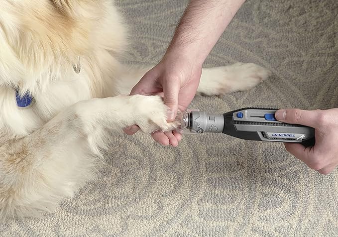 Dremel PawControl 7760-PGK Dog Nail Grinder and Trimmer - Cordless & Rechargeable Pet Grooming Tool Kit - Safe and Humane for Dogs, Cats, and Small Animals-PawvioPets