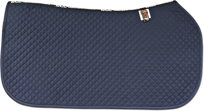 ECP Equine Comfort Products All Purpose Diamond Quilted Western Saddle Pad for Injury Prevention, Breathable, Hypoallergenic, Shock-Absorbing Cushion for Horse Comfort-PawvioPets