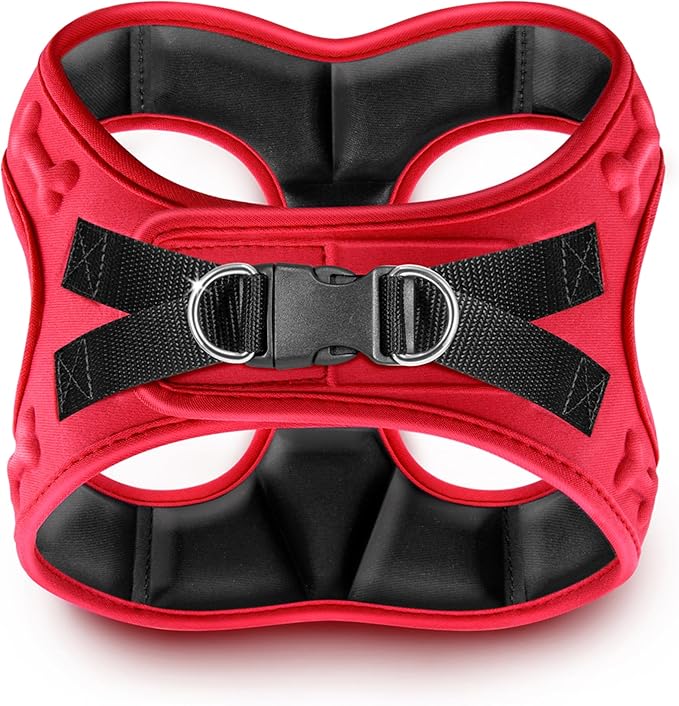 Comfort fit Step-in Dog & Puppy Harness - Comfortable All Weather Dog Vest Harness: Adjustable, Soft Padded, Easy to Put-on for Small, Medium-Sized Dogs.-PawvioPets