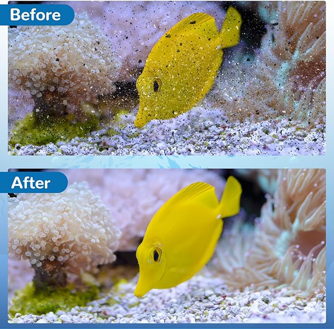 Aquarium Filter Cartridge for Whisper Bio Bag Power Filters, 6 Pack Assembled Large Filter Cartridges for Repto Filter-PawvioPets