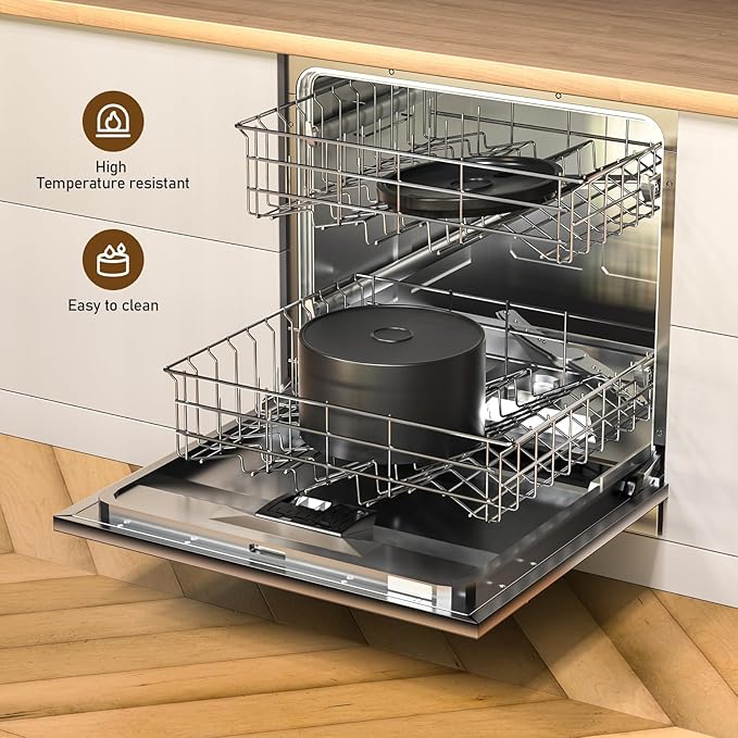 DOOOB Ceramic Cat Water Fountain, 2.1L/71oz Ceramic Cat Fountain, Automatic Ceramic Water Fountain for Cats, Pet Water Fountain with Ultra-Quiet Pump and 3 Filters & 3 Sponges (Black)-PawvioPets