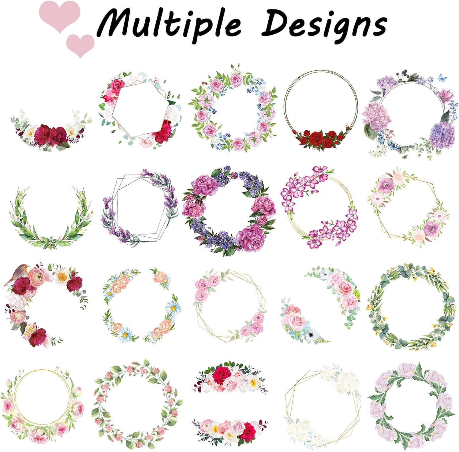 100 Pack Custom Stickers Personalized Labels for Business Logo Customized Vinyl Wedding Favors Birthday Baby Bridal Shower Make Your Own Decals