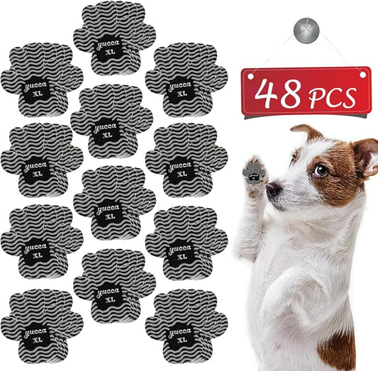 Dog Anti Slip Paw Grips Traction Pads, Dog Paw Protector with Stronger Adhesive, Toe Grips for Dogs from Slipping on Hardwood Floors, Dog Shoes Booties Socks Replacement for Older Dogs-PawvioPets