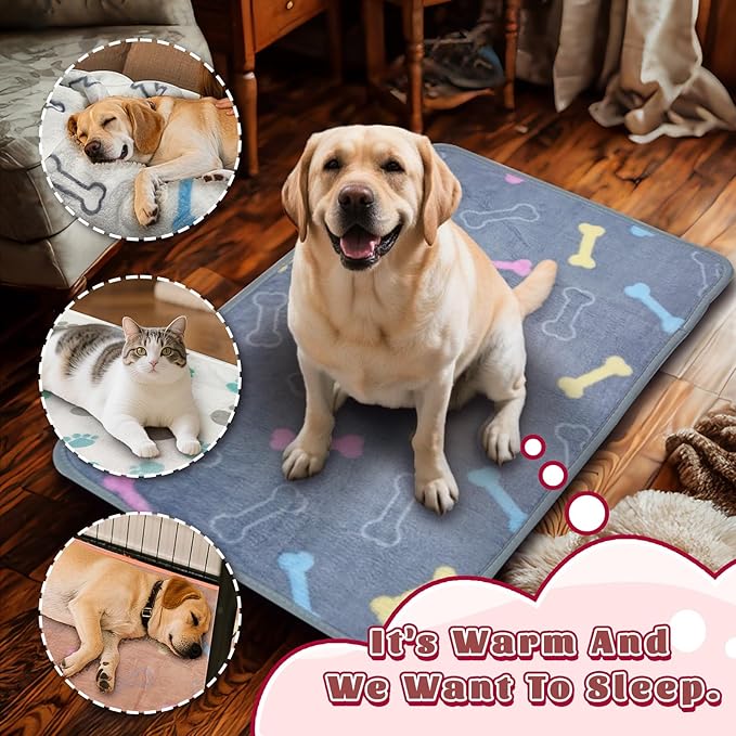 6 Pcs Washable Guinea Pig Blankets Absorbent Small Animal Fleece Bedding Waterproof Cage Liners Reusable Pet Pee Pad Sleep Mat Cover for Rabbit Rat Hamster Ferret Chinchilla Hedgehog (20"x30")-PawvioPets