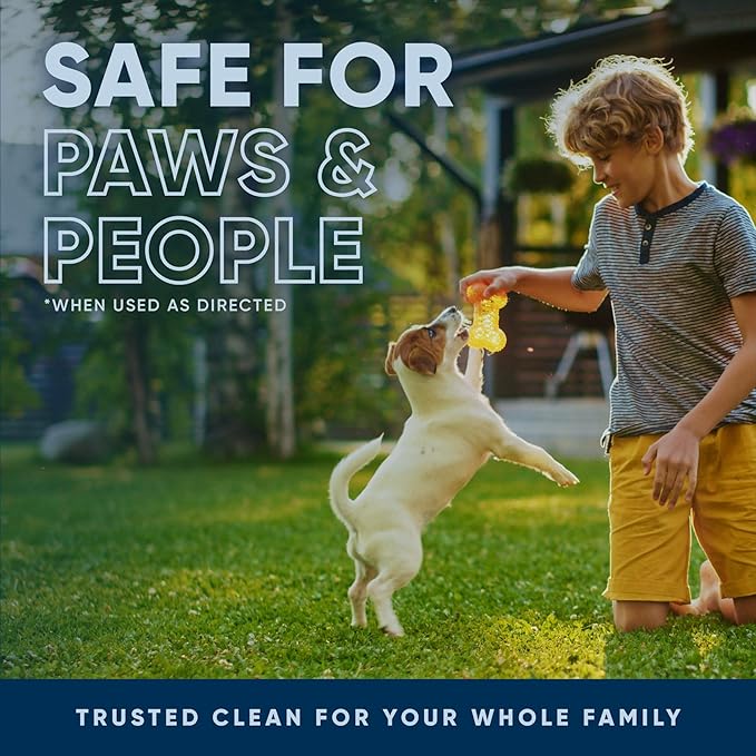 Eco Strong Outdoor Odor Eliminator | Outside Dog Urine Enzyme Cleaner – Powerful Pet, Cat, Animal Scent Deodorizer | Professional Strength for Yard, Turf, Kennels, Patios, Decks (Gallon with Sprayer)-PawvioPets