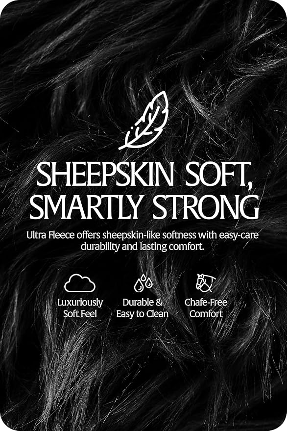 Equinavia Valkyrie Soft Ultra Fleece Padded Adjustable Breakaway Horse Halter - Black/Black - Warmblood-PawvioPets