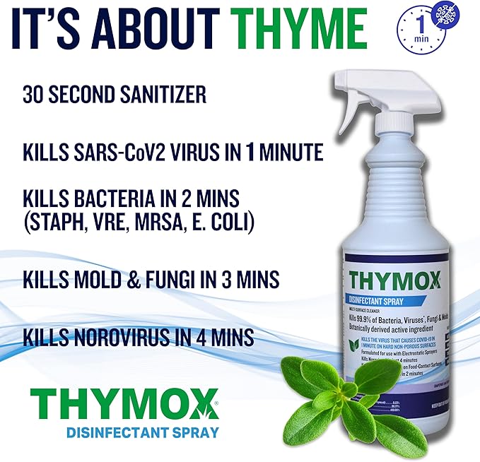 Botanical Disinfectant Spray 32 oz - All Natural Multipurpose Cleaner, Pet Friendly, Hospital Grade Disinfectant, Kitchens, Pet Hospitals, Vet Clinics, Restoration, Lemongrass Fragrance-PawvioPets