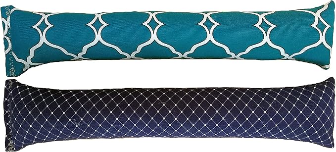 15" Catnip Cat Kicker Toys/Kitty Kick Sticks/Cat-Nip Kick Sticks (Navy and Green) (Kickers Filled with 1 oz Premium Canadian Catnip)-PawvioPets